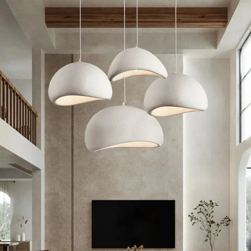 Mieko – Handmade Japanese Wabi-Sabi Pendant Lamp for Natural, Minimalist Decor Kozyled
