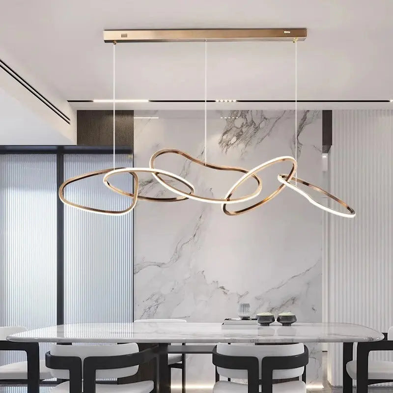 Edda – Creative Circular Dimmable LED Pendant Light for Dining Tables and Bars Kozyled.com
