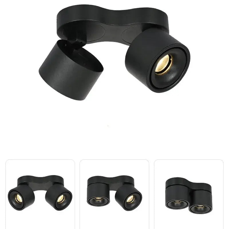 Dimmable Foldable Rotateable LED Spotlight - Milo Lampasa.com